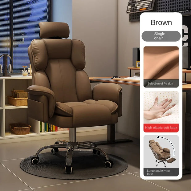 Gaming Chair Home Gaming Computer Sofa Chair Comfortable Sedentary Bedroom Backrest Swivel Desk Chair Office Chair Furniture