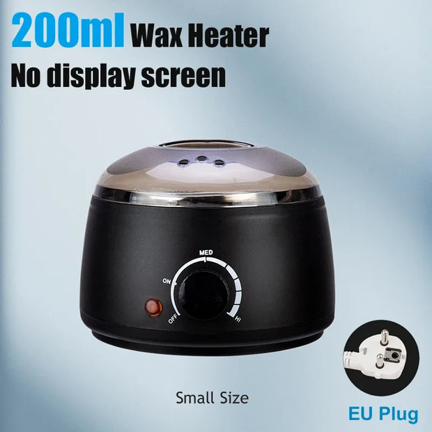 Hair Removal Wax Heater Machine with Digital Display Screen Depilatory Hard Wax Melt Warmer Paraffin Waxing Beans Epilator