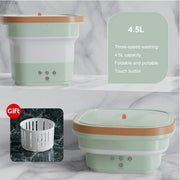 Portable Mini Folding Washing Machine 4.5L Home Appliances Underwear Socks Baby Clothes Ultrasonic Cleaning Machine Cycle Washer