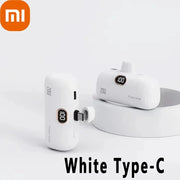 Xiaomi Mijia 30000mAh Mini Portable Power Bank Capsule Mobile Power Supply Emergency External Battery Fast Charger For iPhone 16