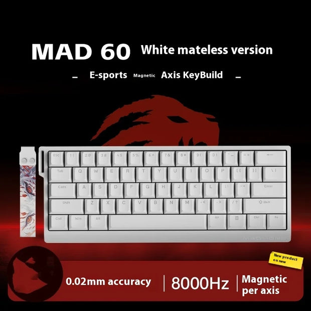 MADLIONS MAD 60/68HE Magnetic Switch Keyboard Wired Gaming Keyboard Hot Swap Rapid Trigger Custom Keyboard PC Gamer Accessories