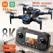 Xiaomi Mijia M6 Drone 8K HD Professional Camera Drones 5G WIFI FPV Video 4k UAV With screen Remote control RC Quadcopter Drone