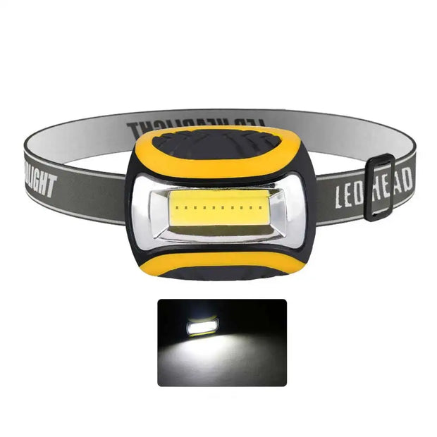 Mini LED Headlamp 3 Modes Headlight Head Flash Lamp wrist Strap Band light Torch AAA Battery Lanterna For Camping Night Fishing