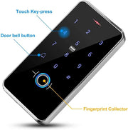 Outdoor IP68 Waterproof Access Control System Biometrics Fingerprint RFID Keypad K80 3A Power Supply Door Exit Button