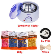 Wax Heater Warmer Machine For Hair Removal Depilation Wax Dipping Epilator Paraffin Pot and Wood Sticks Kit