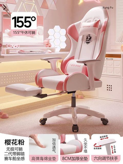 Gaming Computer Chair Home Long Sitting Comfortable Ergonomic Chair Lift Office Furniture