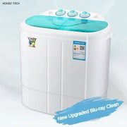 household semi-automatic small Washing and drying integrated double barrel double cylinder baby mini washing machine