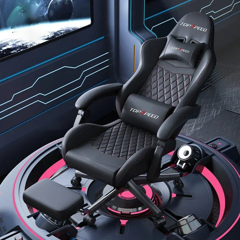 Lifting Gaming Chair Home Sedentary for Vlogger Comfortable Gaming Armchair Boss Chair Backrest Ergonomic Computer Chair r