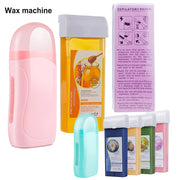 3 In 1 Hair Removal Wax Therapy Machine Kit Hair Removal Wax Warmer Hair Removal Paper Heating Wax Therapy Instrument Epilator