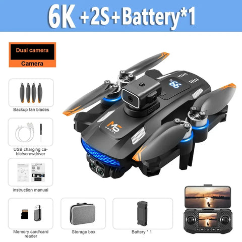 Xiaomi Mijia M6 Drone 8K Professional HD Camera Drones 5G WIFI FPV 4k UAV large screen remote control RC Dron Children's Toys