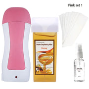 Professional Single Handheld Depilatory Wax Hair Removal Machine with EU Plug Portable Epilator Roll on Wax Heater Wax Heater