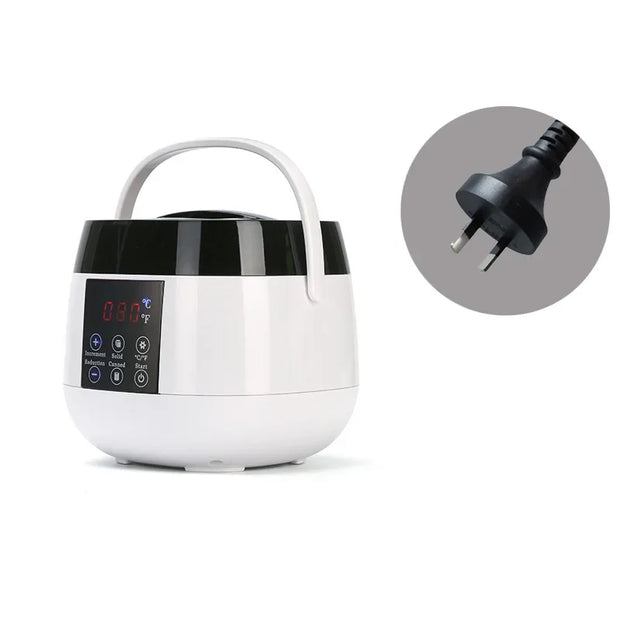 2025 New 500CC Wax Heater Warmer Hair Removal Wax Machine SPA Body Epilator Paraffin Wax Pot Smart LCD Temperature Display