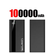 120W Super Fast Charging Power Bank 200000mah Battery High Capacity Digital Display Power Bank For Iphone Samsung Gift 2025