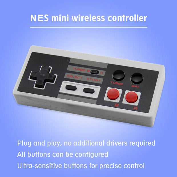 2.4GHz Game Console Wireless Controller Joystick Gamepad for Nintend Entertainment System NES Mini Classic Edition