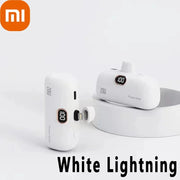 Xiaomi Mijia 30000mAh Mini Portable Power Bank Capsule Mobile Power Supply Emergency External Battery Fast Charger For iPhone 16