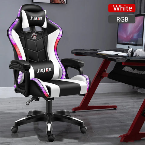 2023 New gaming chair,High quality computer chair with massage,leather office chair RGB light gamer chair swivel gaming chair