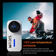 SJCAM C110+ C110 4K 30FPS Action Camera WiFi Sports Camera with Distortion Correction 6-Axis Gyro Stabilization IP65 Waterproof