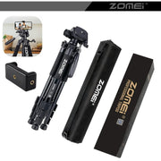 Zomei Professional Portable Travel Aluminum Camera Floor Tripod Stand & Pan Head for Phone DSLR Digital Camera Canon Nikon Video