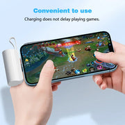 20000mAh Mini Portable Power Bank External Battery Plug Play Power Bank Type-C Fast Effective Charger For iPhone Samsung Huawei