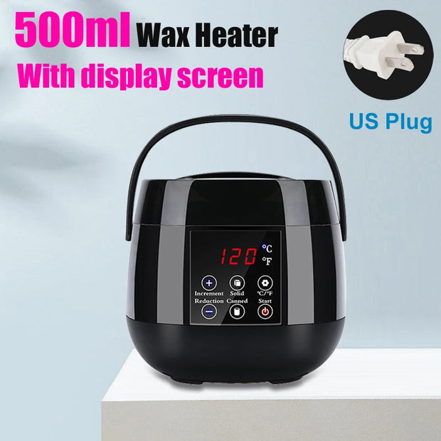 Wax Heater for Hair Removal Waxing Warmer Dipping Pot Wax Melting Machine Depilation Paraffin Warmer