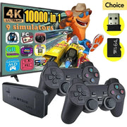 4K 10000 games 64GB Retro game For Dropshiopping Xmas Gift Video Game Sticks M8 Console 2.4G Dual Wireless Controller Game Stick