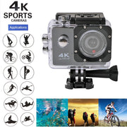 12MP Helmet Action Camera 4K / 25fps Ultra HD LCD Screen WiFi Digital Camera 170D Go Waterproof Pro Sport DV Cam Video Camera