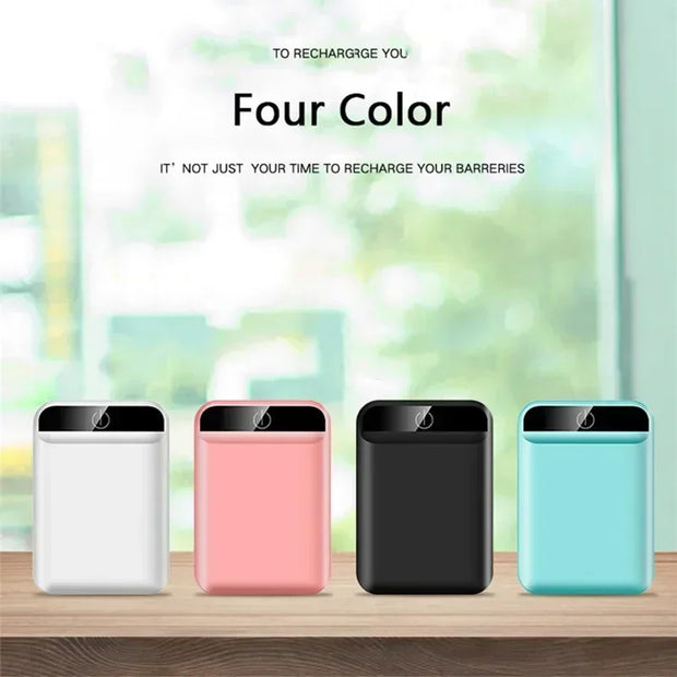 30000mAh Mobile Power Bank Portable Mobile Phone Fast Charger Digital Display USB Charging External Battery Pack for Android