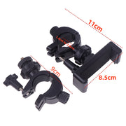 1Set SLR Camera Phone Holder For Circular Lamp Tripod Phone Live Streaming Bracket Automatic Clamping 360 ° Rotating Bracket