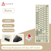 Ajazz AK992 Wired keyboard Backlight Keyboard Mechanical Gaming keyboard for Computer Office Gaming