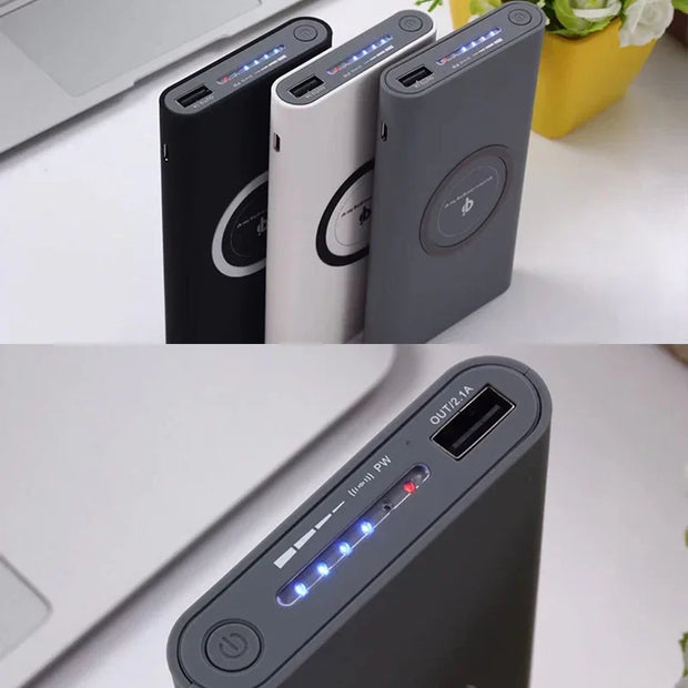 200000mah Power Bank Two-way Wireless Fast Charging Powerbank Portable Charger Type-c External Battery For Samsung Iphone Xiaomi