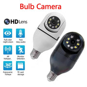 New WiFi 1080P Surveillance IP Camera E27 Bulb Google Auto Tracking Night Vision Full Color Video Security Baby Monitor Indoor