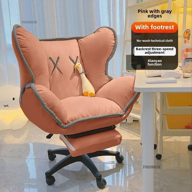 Modern Comfort Backrest Office Chairs Bedroom Lazy Computer Chair Office Furniture Leisure Reclining Live Broadcast Gaming Chair