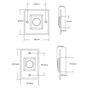 DC12V 24V Touchless Open Electronic Lock Release Switch IR Contactless Infrared No Touch Exit Button for Access Control System