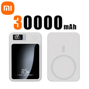 Xiaomi Mijia Magnetic Wireless 50000mah Power Bank Fast Charger For Magsafe Portable Auxiliary Battery Pack For Iphone Huawei