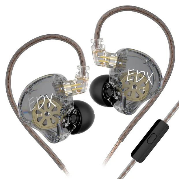 KZ EDX Lite HIFI In Ear Bass Earphones Stereo Music Earbuds Monitor Stage Live Headphones Sports Gaming Headset EDXLite