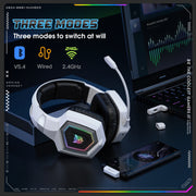 ONIKUMA GT806 2.4GHz Wireless Gaming Headset HiFi Sound Quality PcLaptop With Microphone Noise Canceling Gaming Headphone For PC