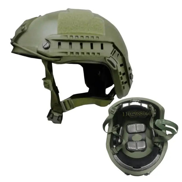 Ballistic Helmet -Wendy Aramid Kevlar Tactical Ballistic Helmet FAST army green NIJ IIIA High Cut - Bulletproof helmet