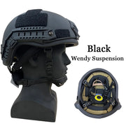 Ballistic ACH High Cut Tactical Helmet PE Ballistic Helmet NIJ IIIA Fast Wendy's Suspension Pad Bulletproof Helmet