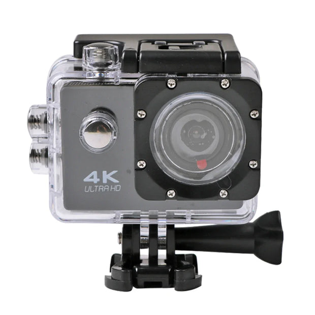 12MP Helmet Action Camera 4K / 25fps Ultra HD LCD Screen WiFi Digital Camera 170D Go Waterproof Pro Sport DV Cam Video Camera