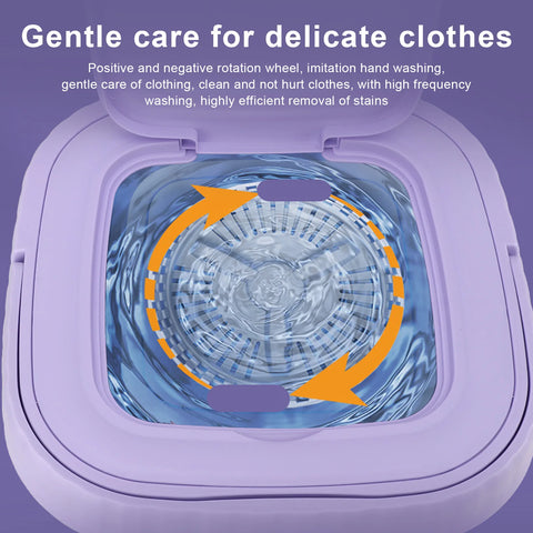 11L Portable Small Foldable Washing Machine with Spin Dryer For Socks Underwear Panties Washer Household Mini Washing Machine