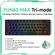 Akko MonsGeek FUN60 PRO&MAX HE Machanical Keyboard Magnetic Switch 60% Wireless Gaming Keyboard Rapid Trigger 8K Custom Keyboard