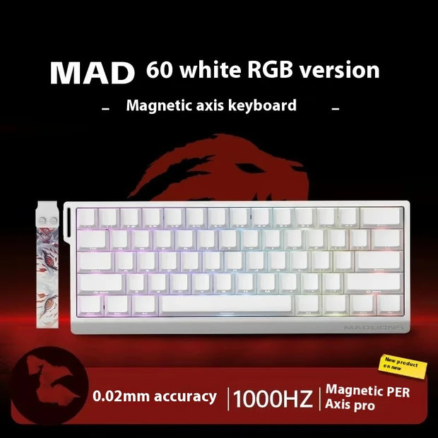 MADLIONS MAD 60/68HE Magnetic Switch Keyboard Wired Gaming Keyboard Hot Swap Rapid Trigger Custom Keyboard PC Gamer Accessories