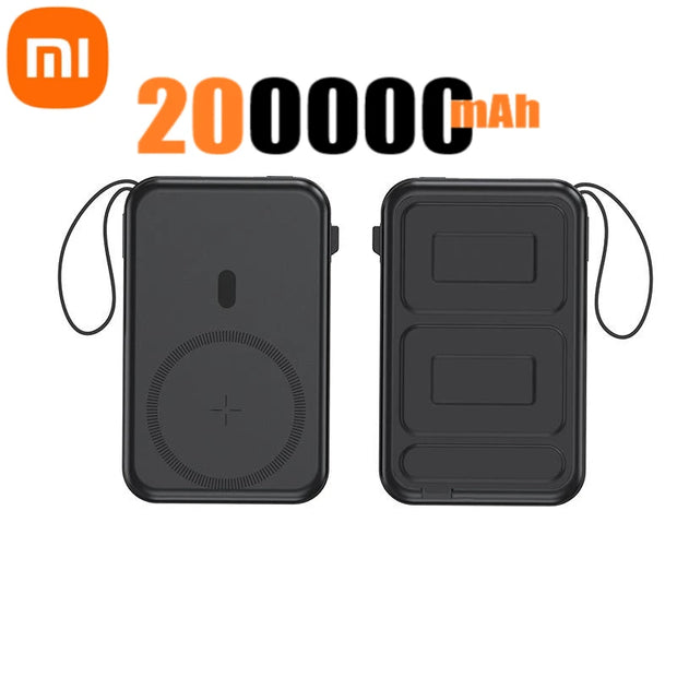 Xiaomi 22,5W 200000mAh Magnetic Power Bank Wireless Fast Charging Powerbank Portable External Battery for iPhone Android New