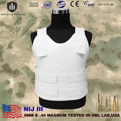 Real Supplies Self-defense Lightweight Bulletproof Vest NIJ IIIA Level Ultra-comfortable ISO Concealed Tactical Body Armor