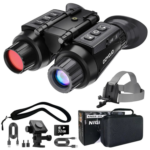 NV8300 3D Night Vision Goggles Binocular Binoculars Telescope Hunting Googles for Helmet 4K HD Night Vision Device