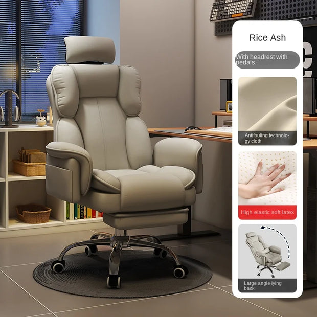 Gaming Chair Home Gaming Computer Sofa Chair Comfortable Sedentary Bedroom Backrest Swivel Desk Chair Office Chair Furniture