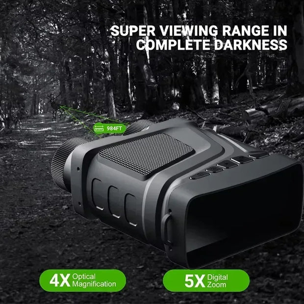 Night Vision Binoculars Device 5X Digital 800m Full Dark Infrared WiFi Telescope Goggles For Hunting Camping Video Record