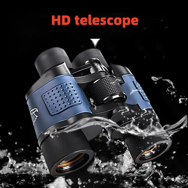 Long Range Professional Binoculars with High Magnification Portable HD Telescope Civil Grade Night Vision Binocular 80x80