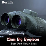 10x50 Military Binoculars Telescope Night Vision Spyglass Long View Professional Coordinate Rangefinder Travel Hunting Camping