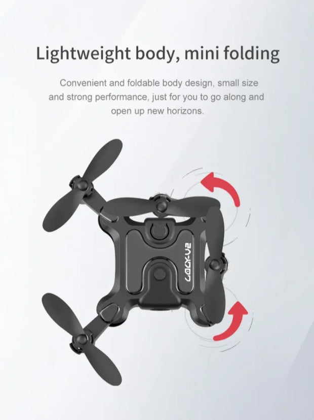 Xiaomi V2 Mini Drone Professional HD Camera 5G Wifi FPV Air Pressure Altitude Hold Foldable Quadcopter RC Drone Toys New UAV